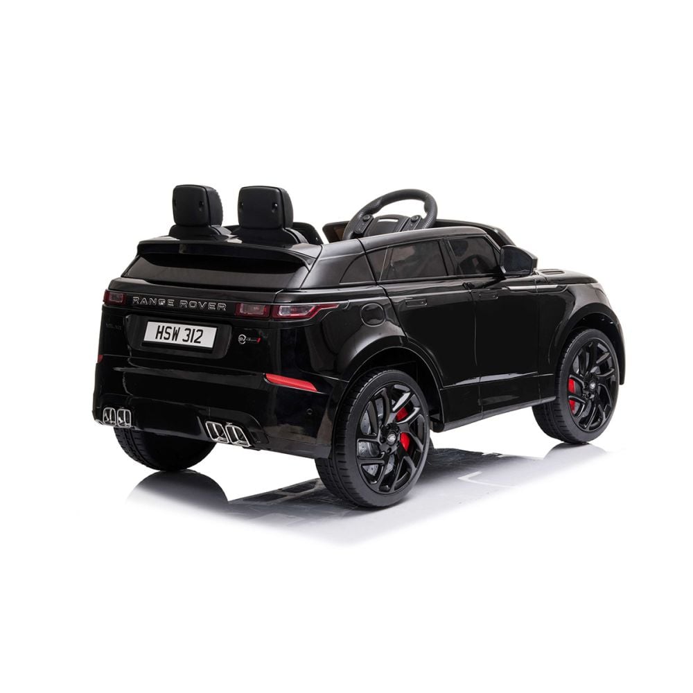 Електрическа количка, Range Rover Velar, 12V, Черна