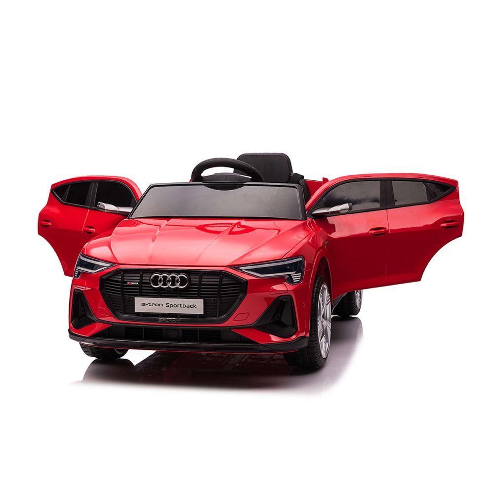 Електрическа количка, Audi E-Tron Sportback, 12V, Червена