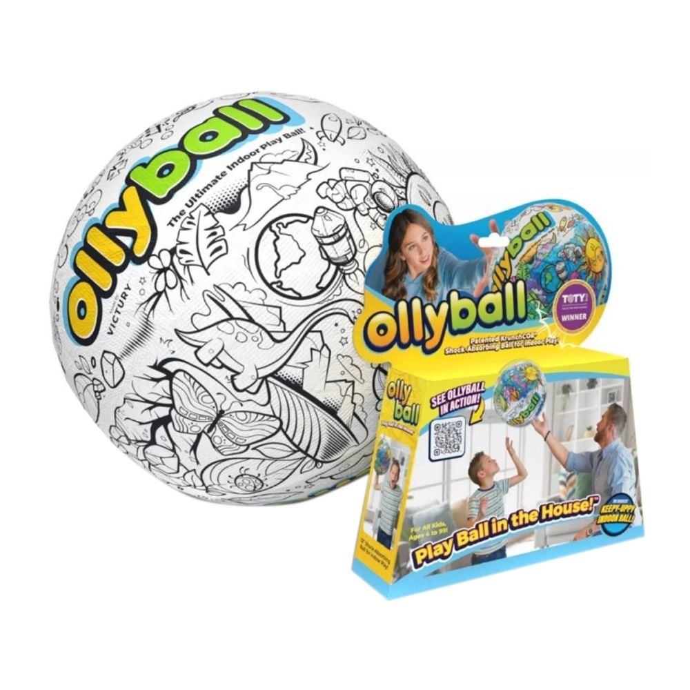 Надуваема топка за интериор, Ollyball, 30 см