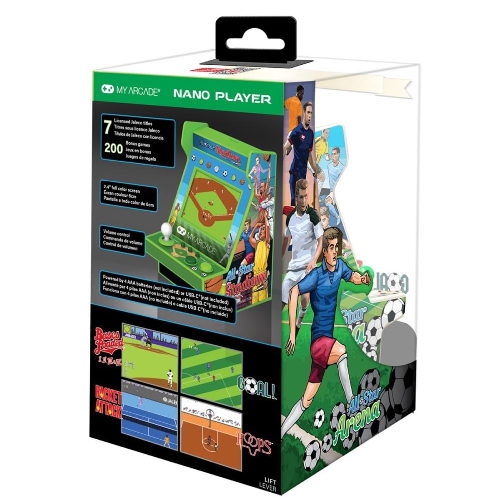 Преносима ретро конзола, My Arcade, Nano Player, All Star Arena