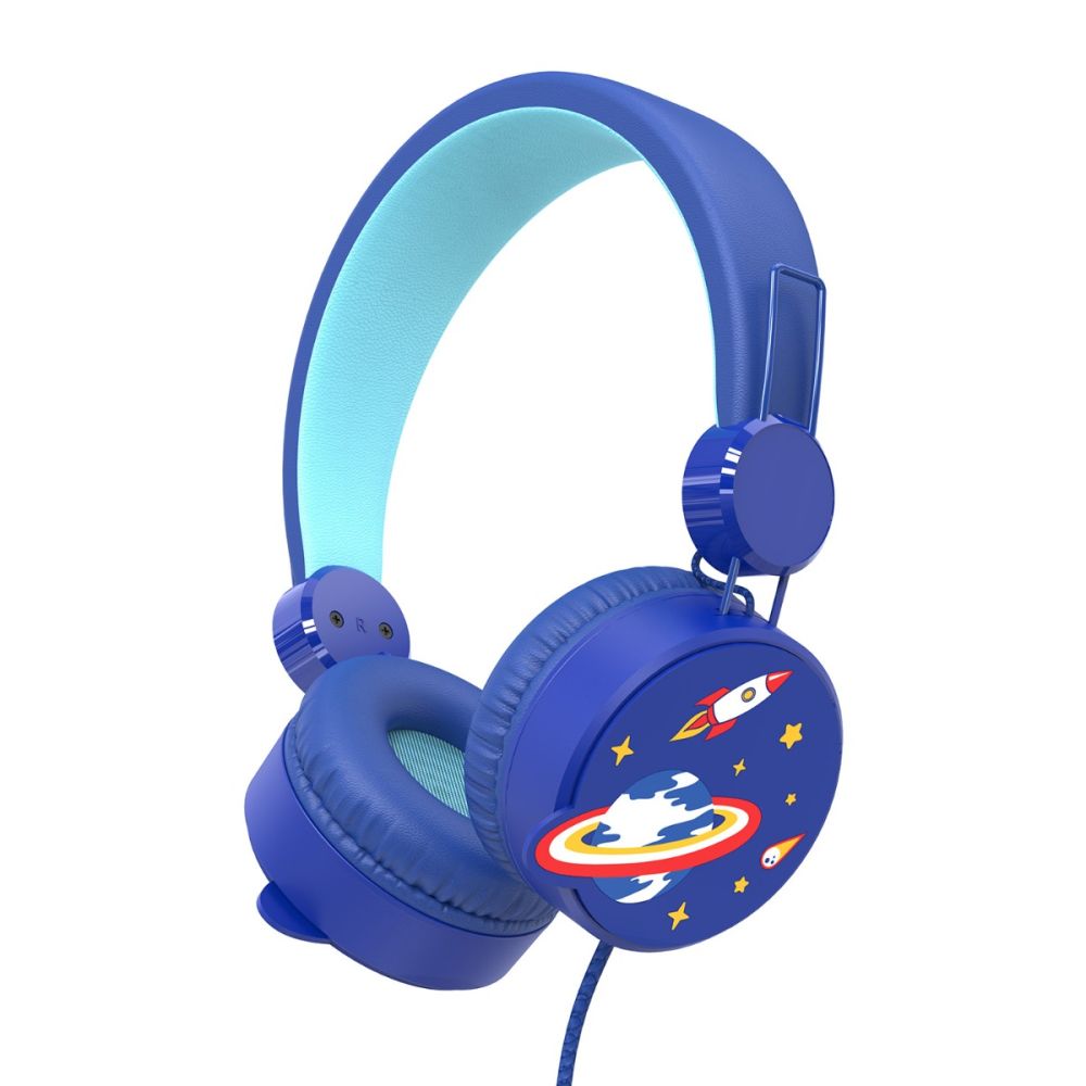 Аудио слушалки On-Ear с вграден микрофон, Noriel, Космос