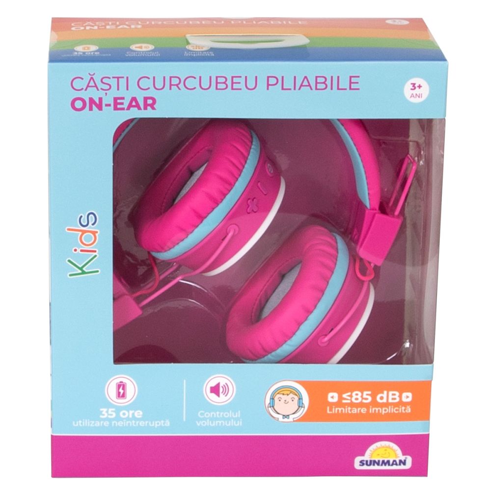 Аудио слушалки On-Ear сгъваеми, Noriel, Дъга