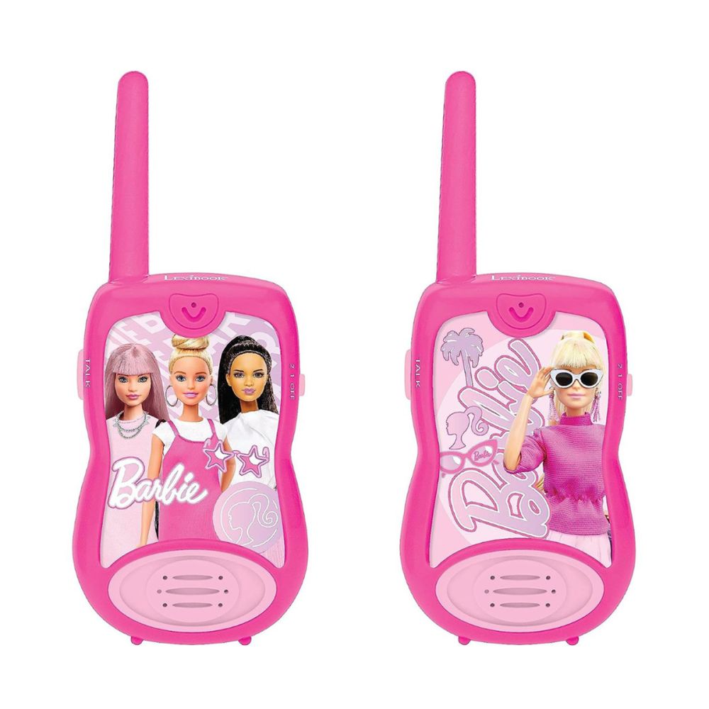 Комплект уоки-токита, Lexibook, обхват на предаване 120 м, Barbie