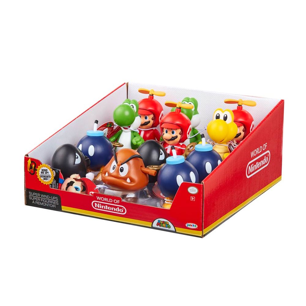 Фигурка с механизъм, Jakks Pacific, Mario Nintendo, 6 см