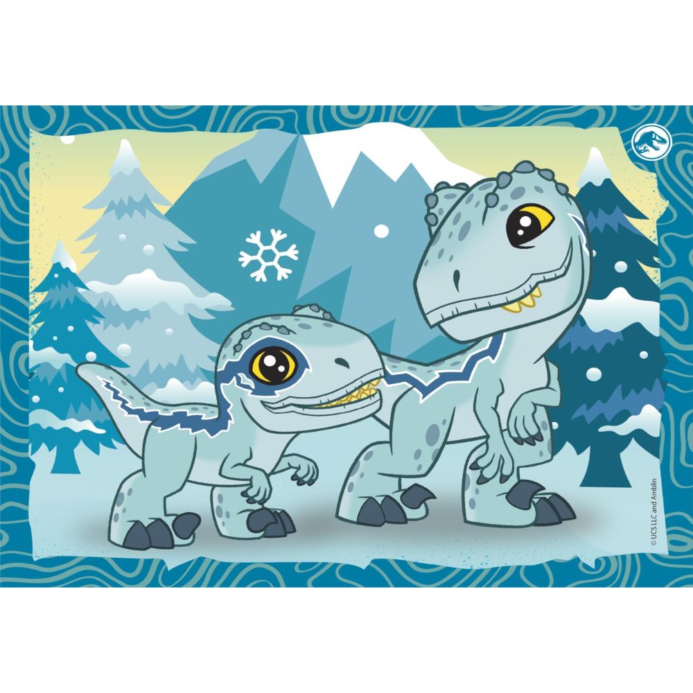 Пъзел Clementoni, 4 в 1, Jurassic World, 12 16 20 24 части