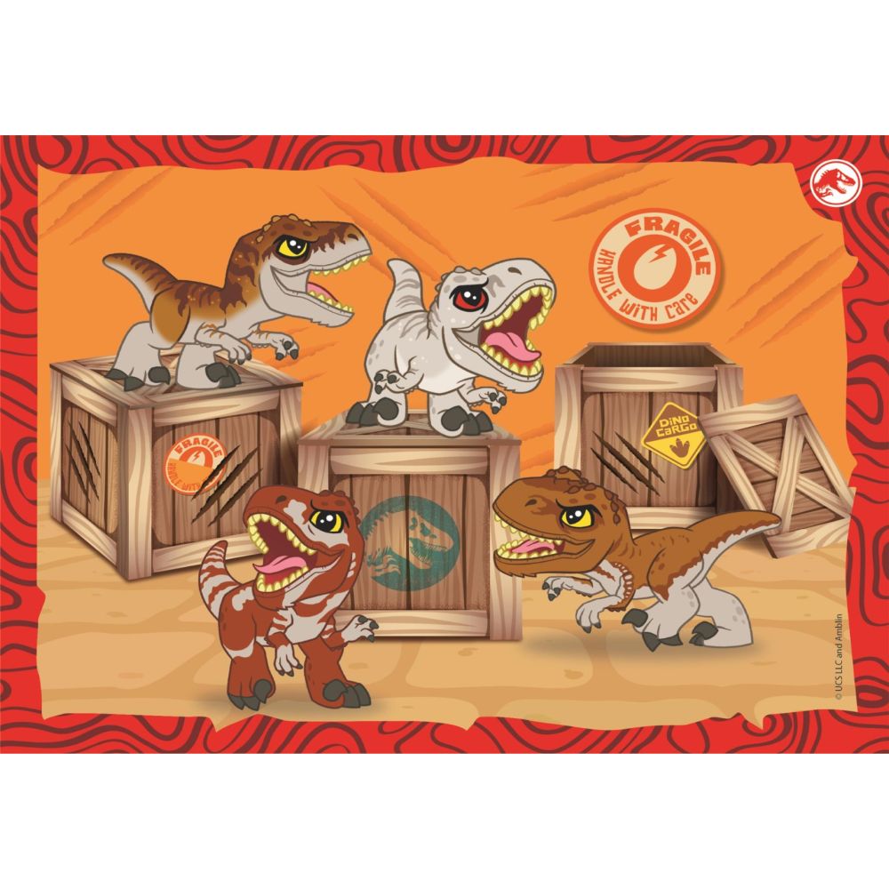 Пъзел Clementoni, 4 в 1, Jurassic World, 12 16 20 24 части