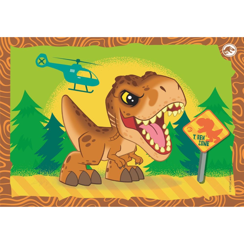 Пъзел Clementoni, 4 в 1, Jurassic World, 12 16 20 24 части