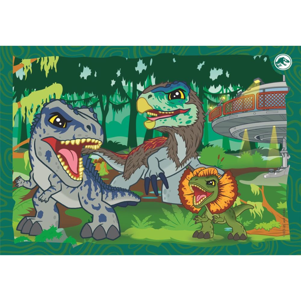 Пъзел Clementoni, 4 в 1, Jurassic World, 12 16 20 24 части
