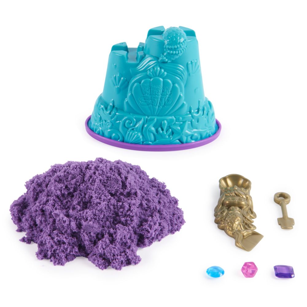 Комплект за игра с пясък, Kinetic Sand, Замъкът на русалките, 20137316