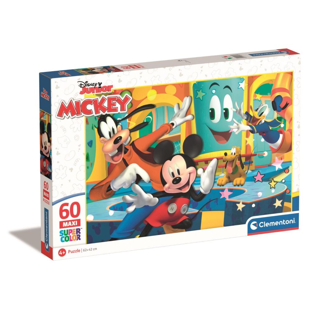 Пъзел Clementoni, Maxi, Disney Mickey Mouse, 60 части