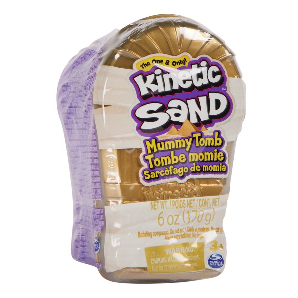 Комплект за игра с пясък и формички, Kinetic Sand, Mummy Tomb, 20138825