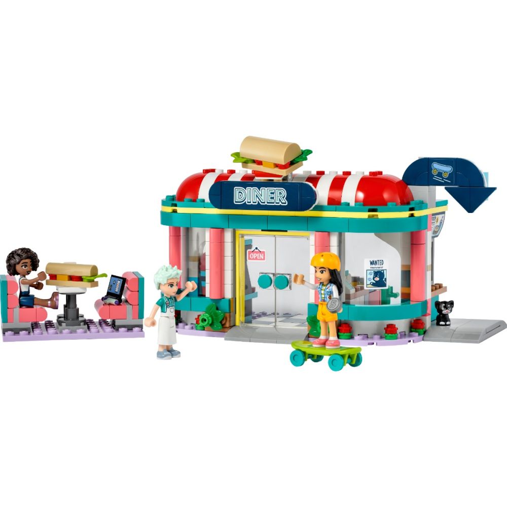 LEGO® Friends - Ресторант в центъра на Хартлейк (41728)