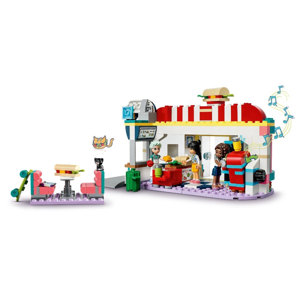 LEGO® Friends - Ресторант в центъра на Хартлейк (41728)