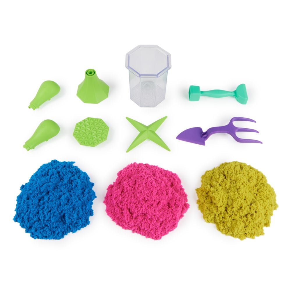 Комплект за игра с пясък и различни формички, Kinetic Sand, Squish N Create, 20139539