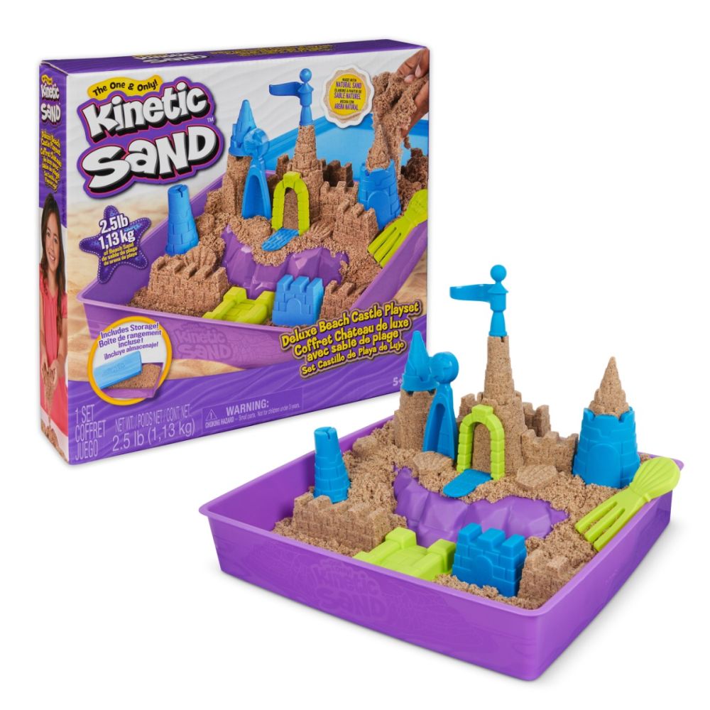 Комплект за игра с пясък и 9 формички за моделиране, Kinetic Sand, 20143453