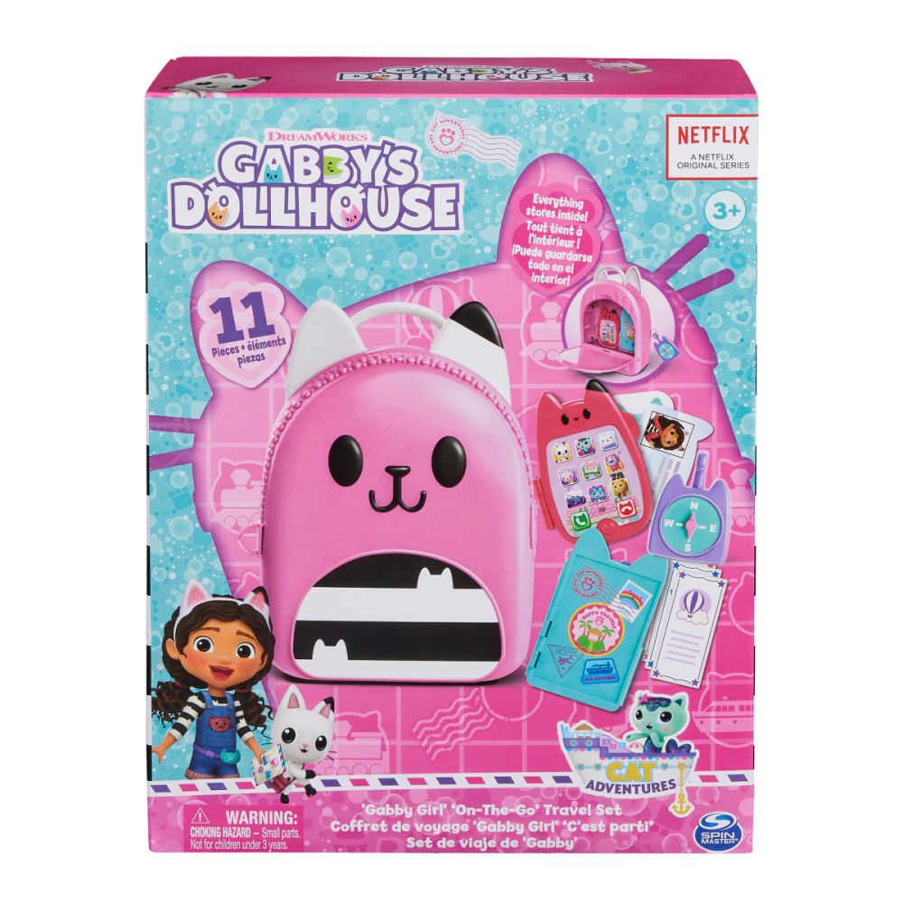 Комплект за игра чанта с аксесоари Gabbys Dollhouse, Girl-on-the-go, 20143899