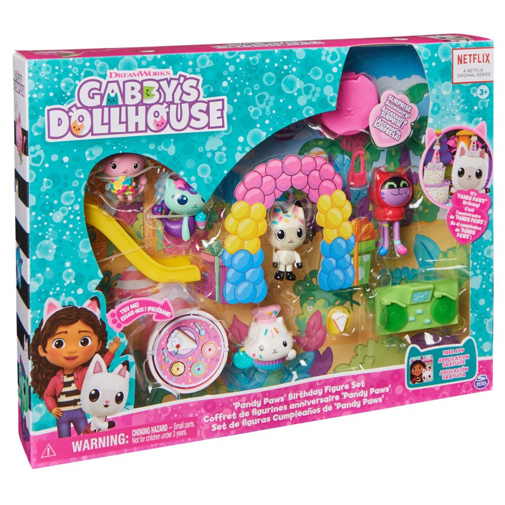 Комплект за игра, Gabbys Dollhouse, Партито за рождения ден на Pandy, 20145456