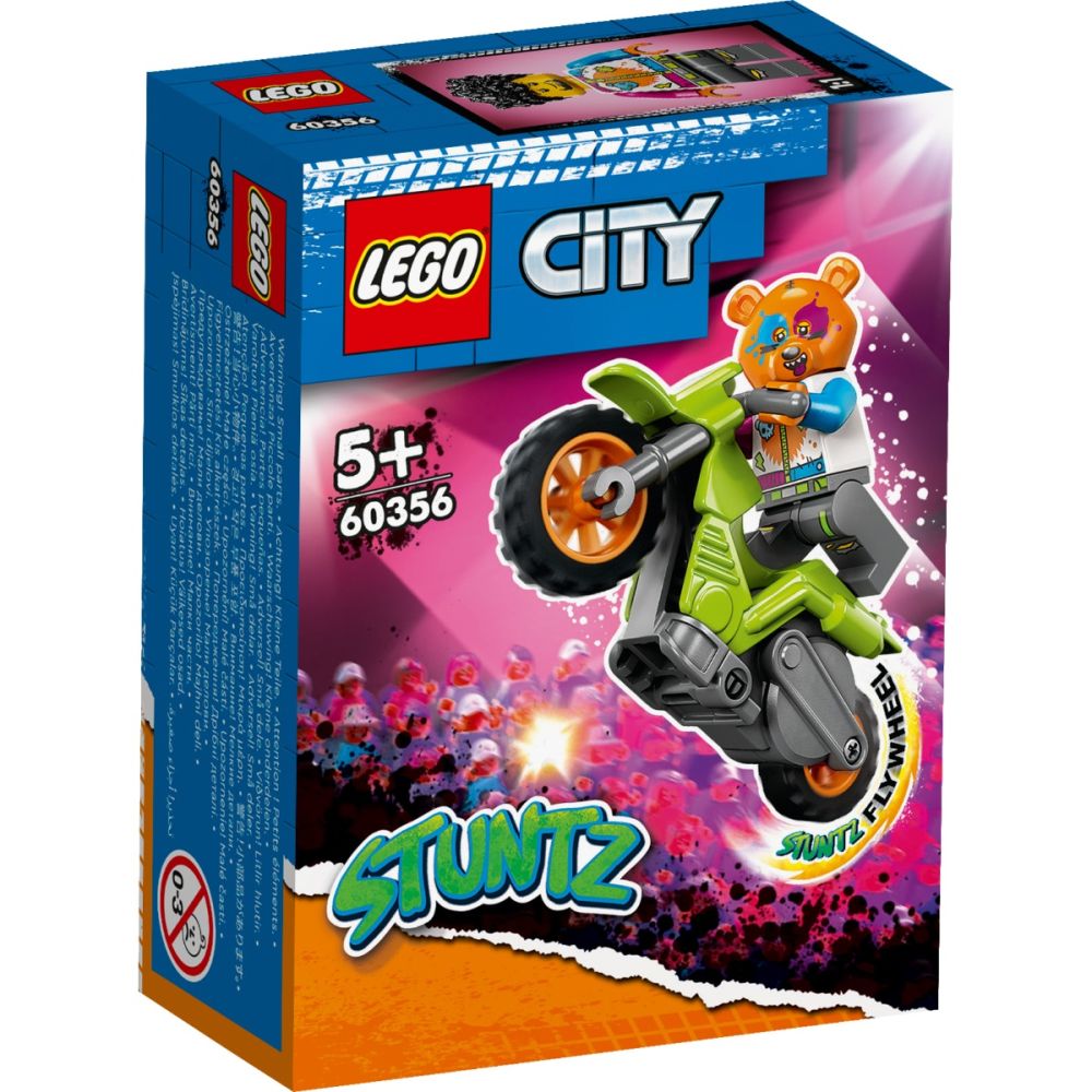 LEGO® City - Мечешки каскадьорски мотоциклет (60356)