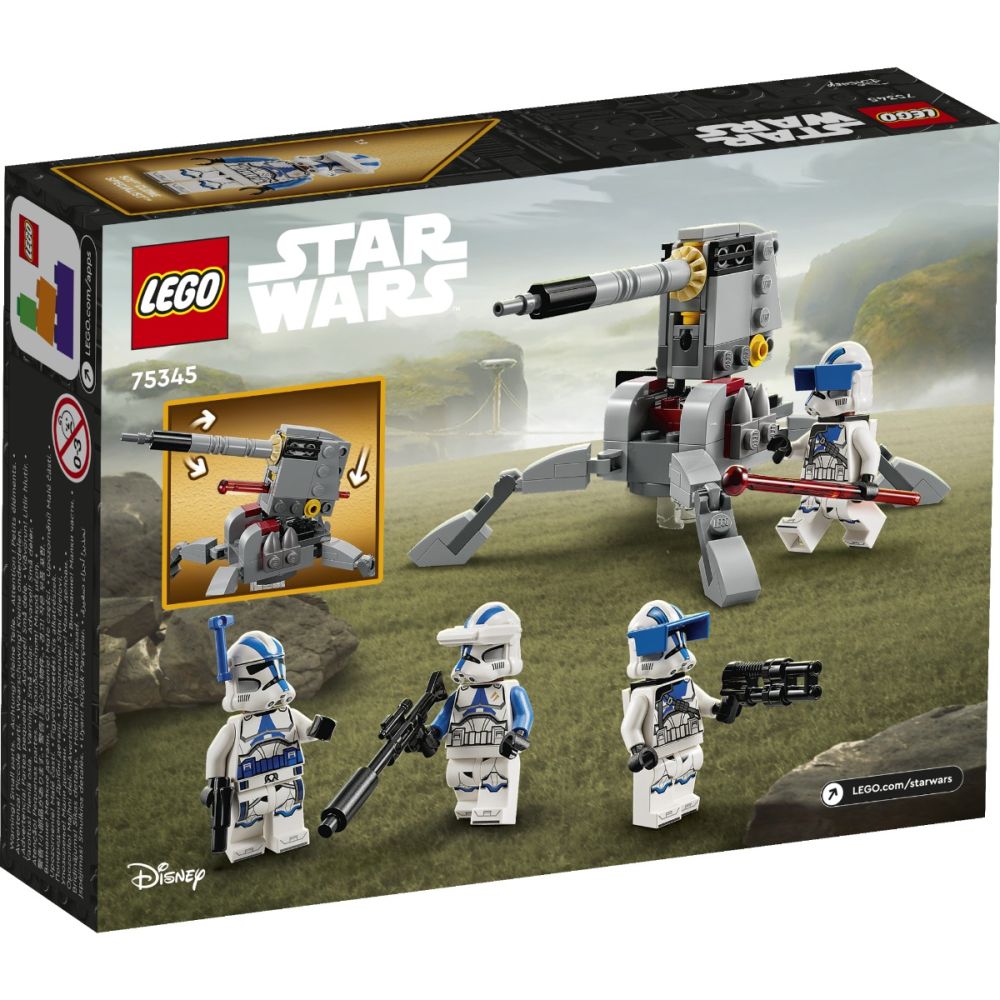 LEGO® Star Wars - Боен пакет клонинг щурмоваци от 501 (75345)