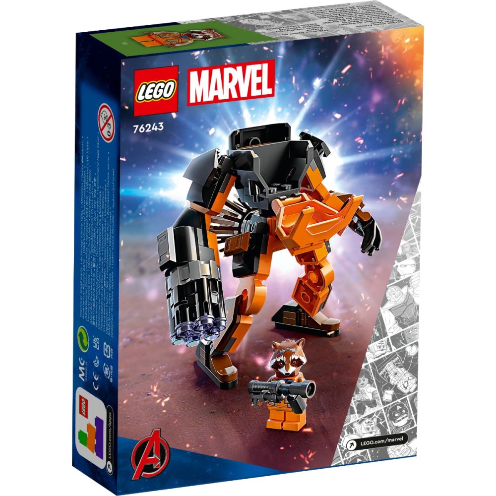LEGO® Marvel - Роботска броня на Ракета (76243)