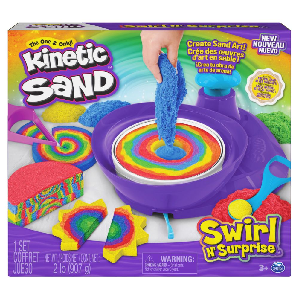 Комплект за игра, Kinetic Sand, Въртележка от съкровища, 20136532