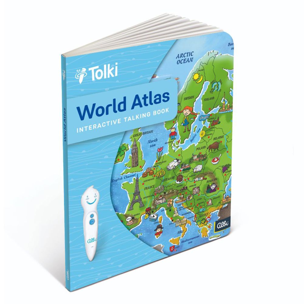 Интерактивна книжка, Raspundel Istetel, World Atlas (Английски Език)