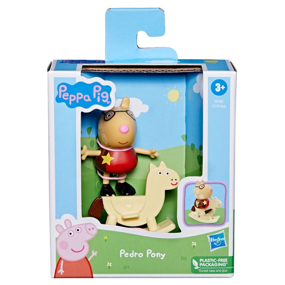 Фигурка Peppa Pig, Pedro Pony и люлка, 7 см, F6788