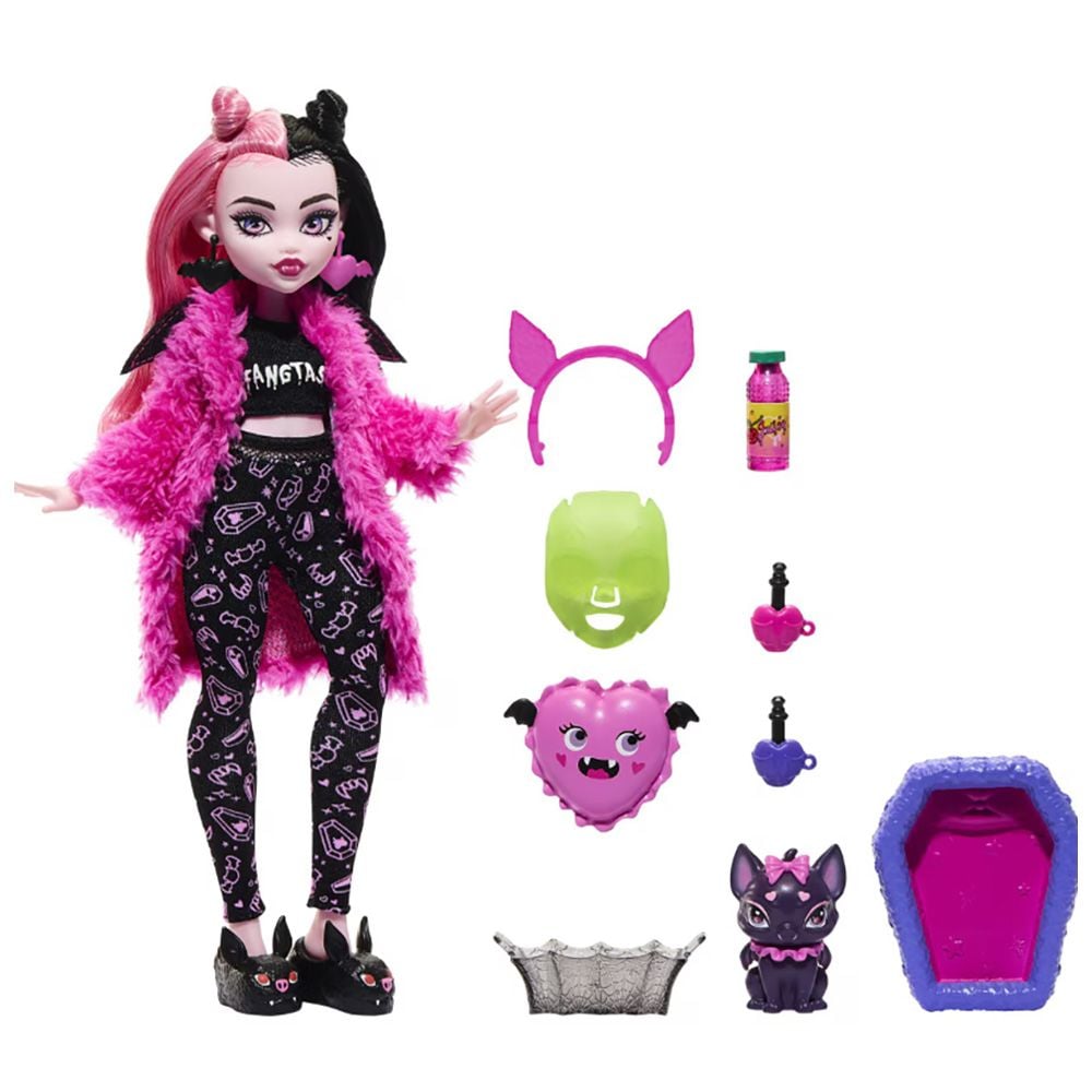 Кукла Draculaura, Monster High, Creepover Party, HKY66