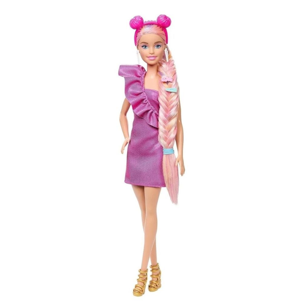 Кукла Barbie с дълга коса и аксесоари, Fun Fancy Hair, JDC85