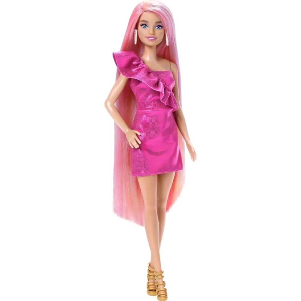 Кукла Barbie с дълга коса и аксесоари, Fun Fancy Hair, JDC85