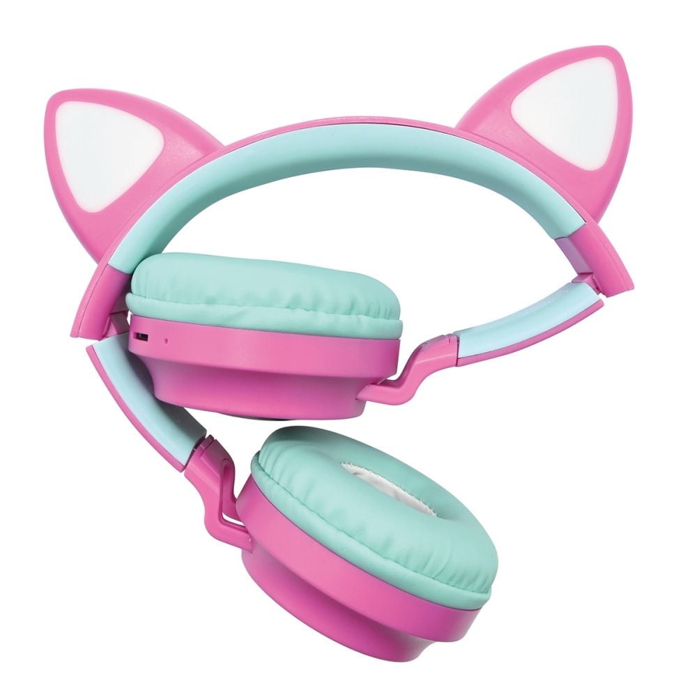 Сгъваеми слушалки 2 в 1 с ушички, Lexibook, Barbie, Жак 3.5 мм, Bluetooth