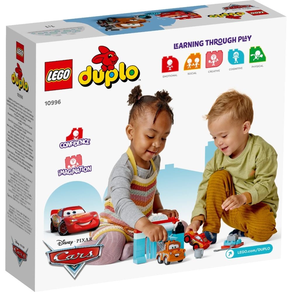 LEGO® DUPLO® - Забавления на автомивката със Светкавицата Маккуин и Матю (10996)