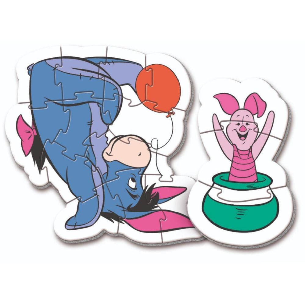 Пъзел 4 в 1, Clementoni, Winnie The Pooh, 3, 6, 9, 12 части