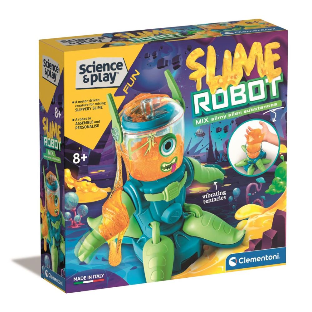 Образователен комплект за игра Clementoni - Слайм Робот