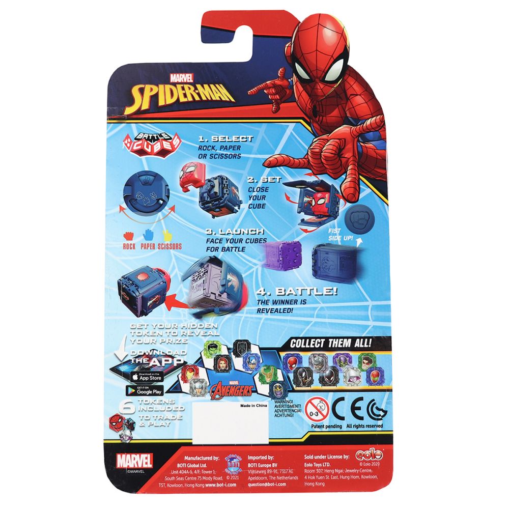 Комплект бойни фигурки Battle Cubes Spiderman, Dr Octopus vs Gold Spider