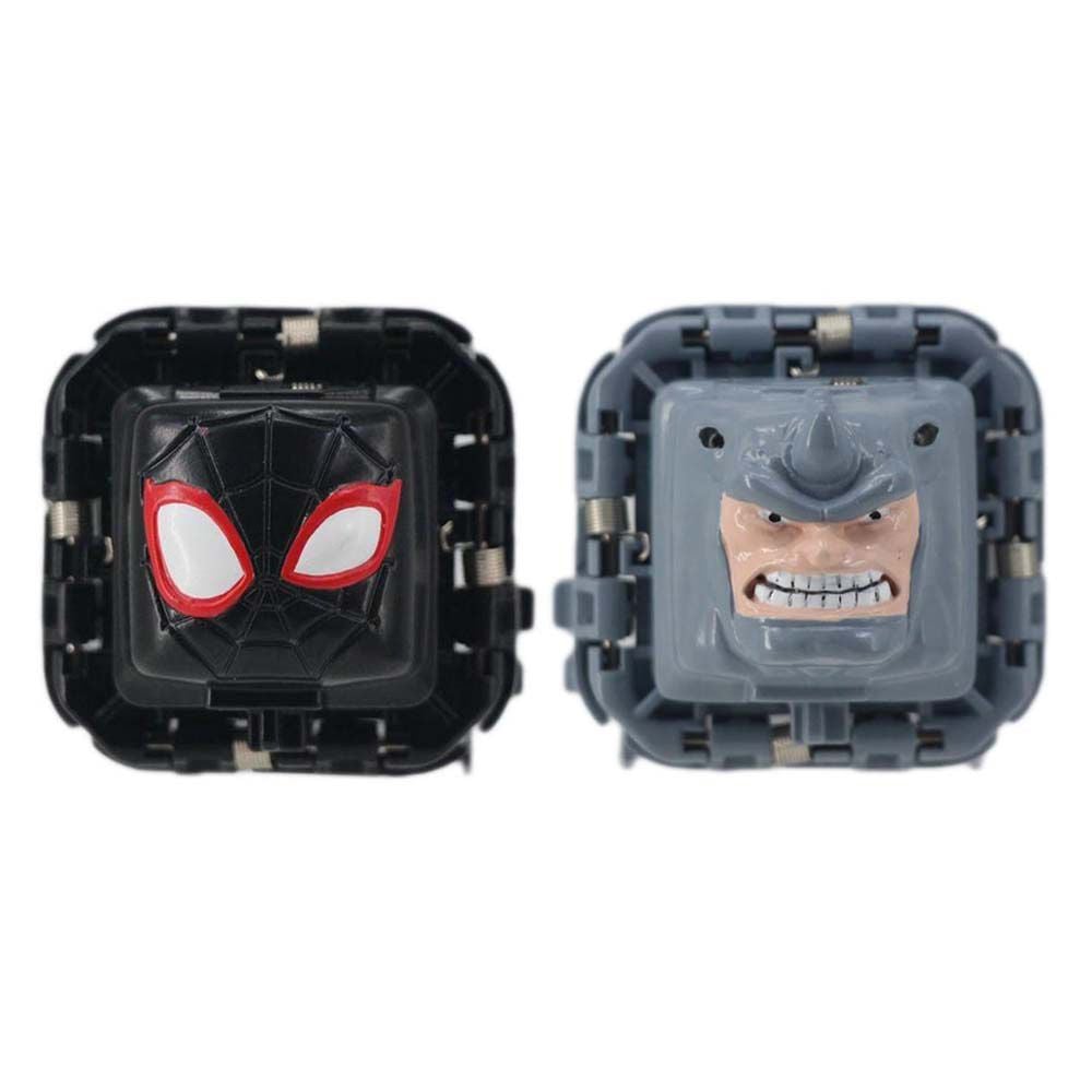 Комплект бойни фигурки Battle Cubes Spiderman, Miles vs Rhino