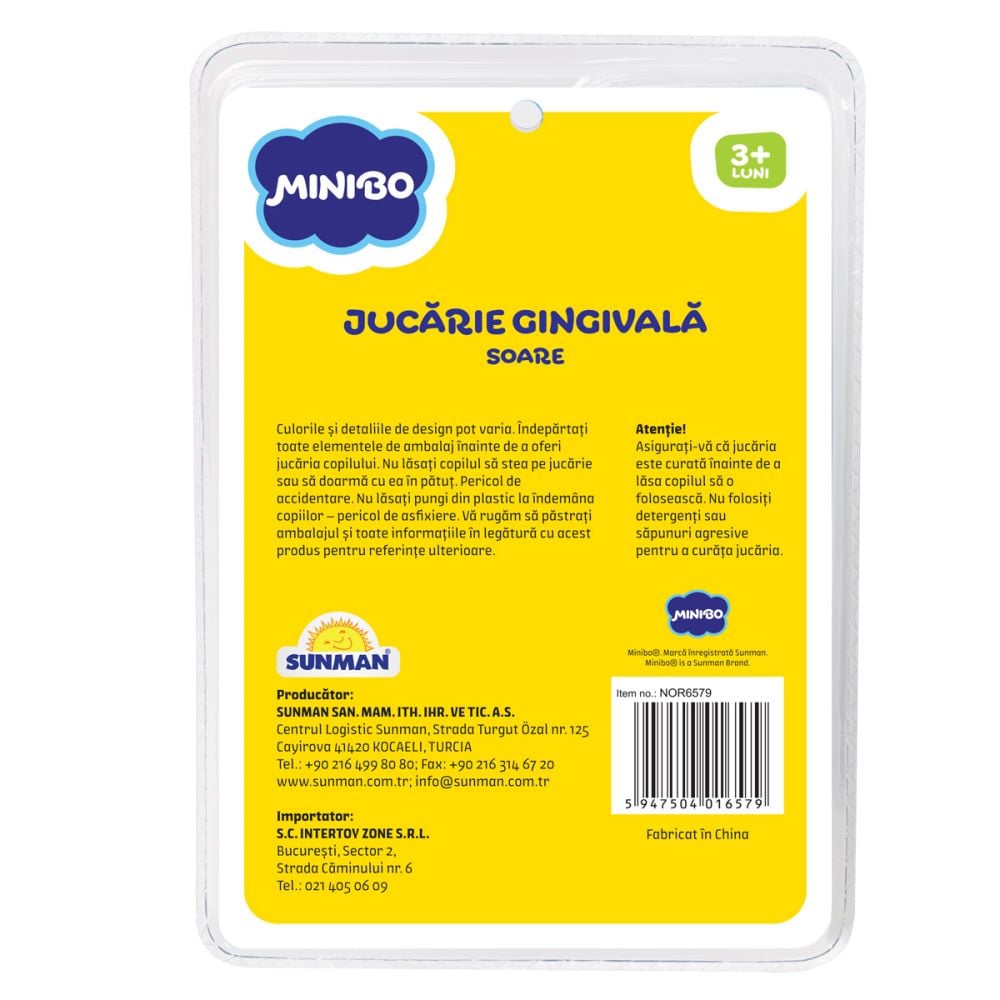 Играчка за зъби, Minibo, Слънце