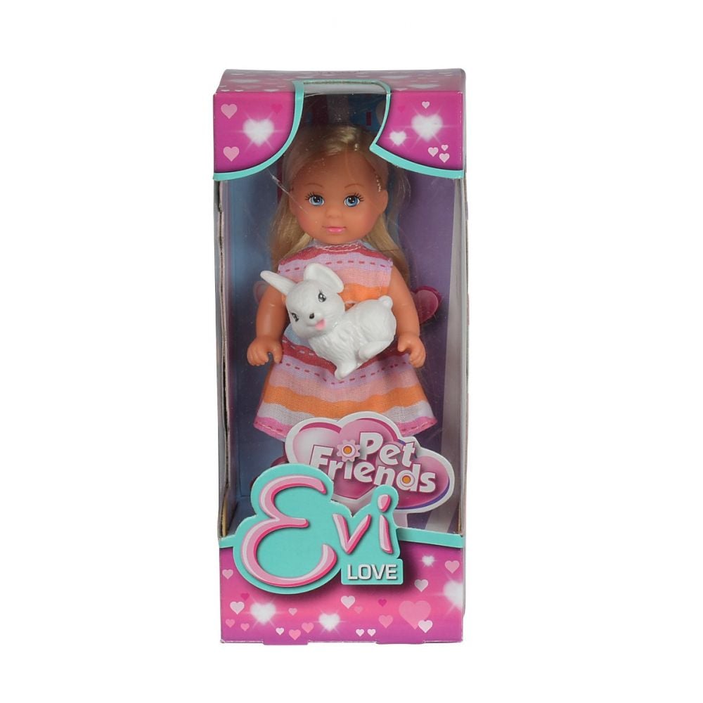 Кукла Evi Love със заек, 12см