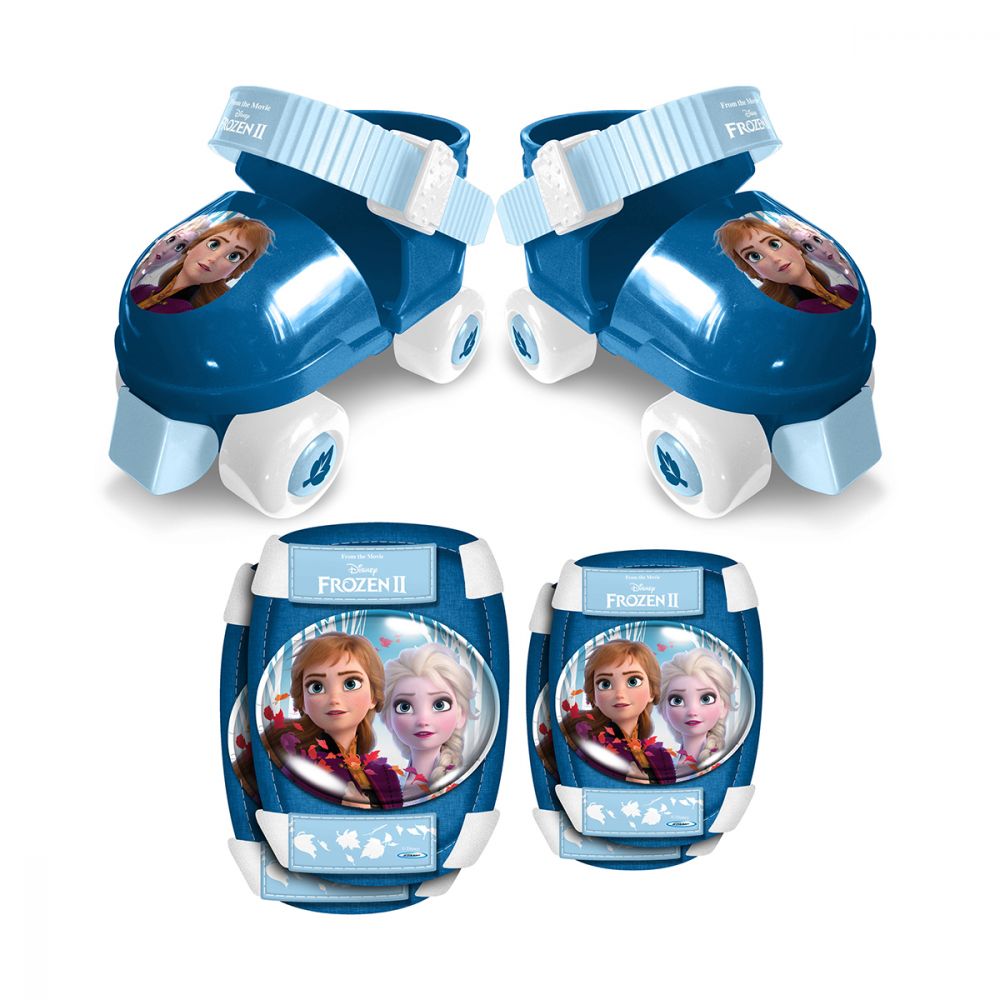 Комплект ролкови кънки и аксесоари за защита Disney Frozen 2, Размер 23 - 27