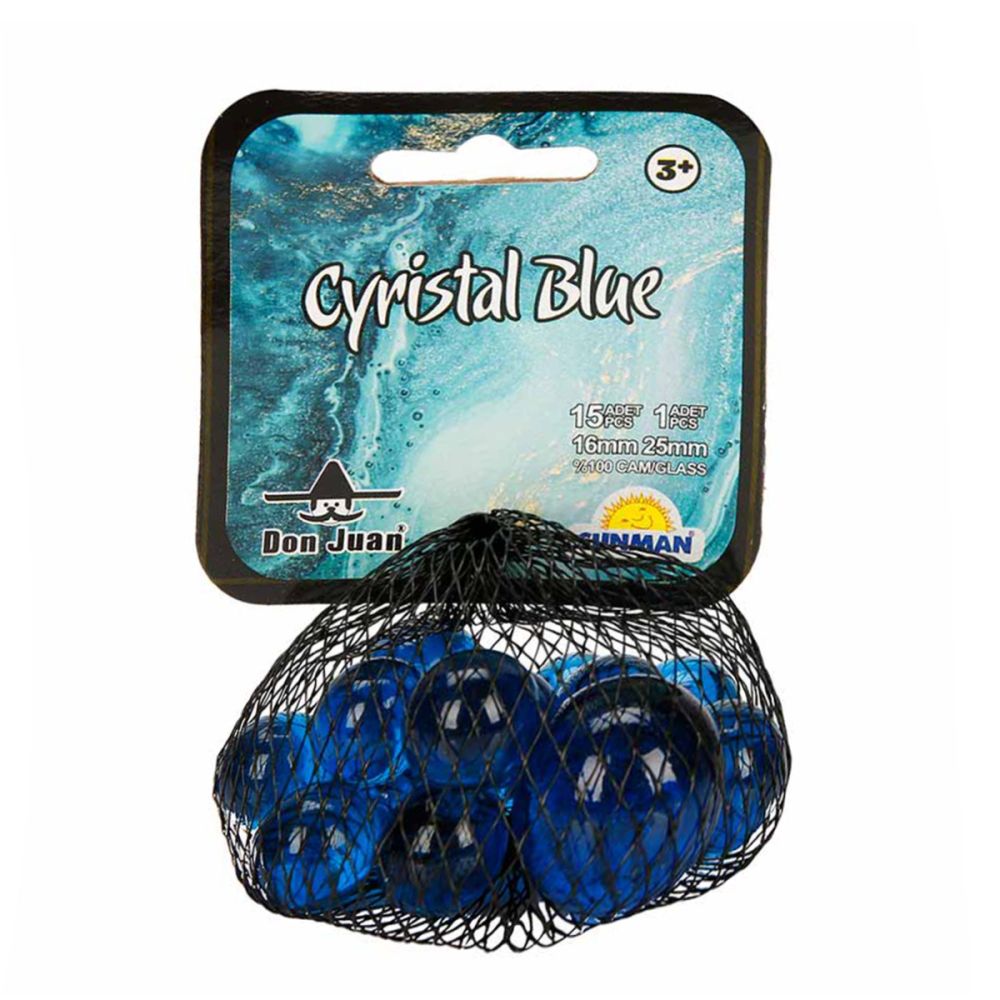 Стъклени топчета, Don Juan, Marble Crystal Blue 