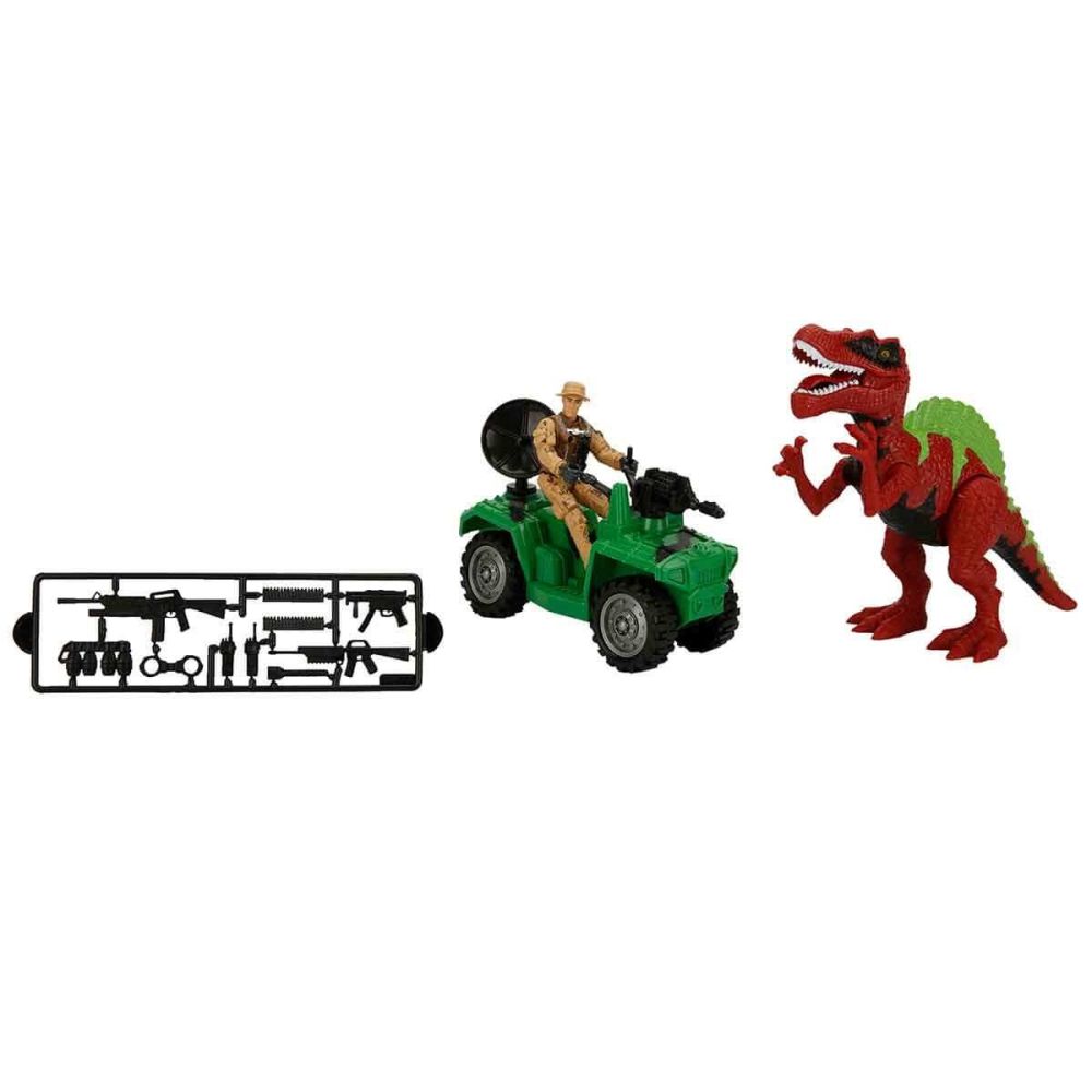 Комплект кола с фигурка, Crazoo, Ловци на Динозаври