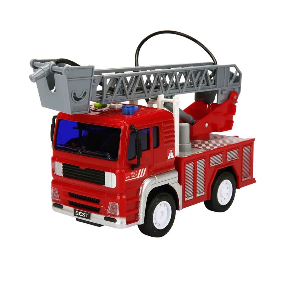 Пожарна кола с кран, Maxx Wheels, 20см