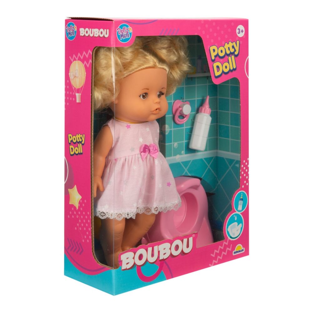 Кукла Бебе Boubou, С руса коса, 30 см