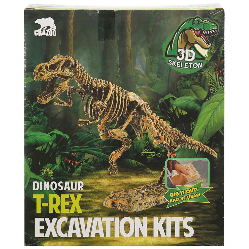 Археологически комплект, 3D Skeleton, Копай и открий T-Rex
