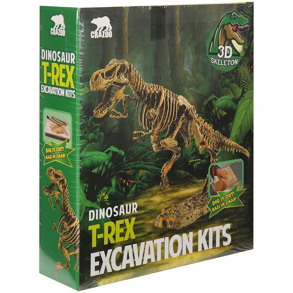 Археологически комплект, 3D Skeleton, Копай и открий T-Rex