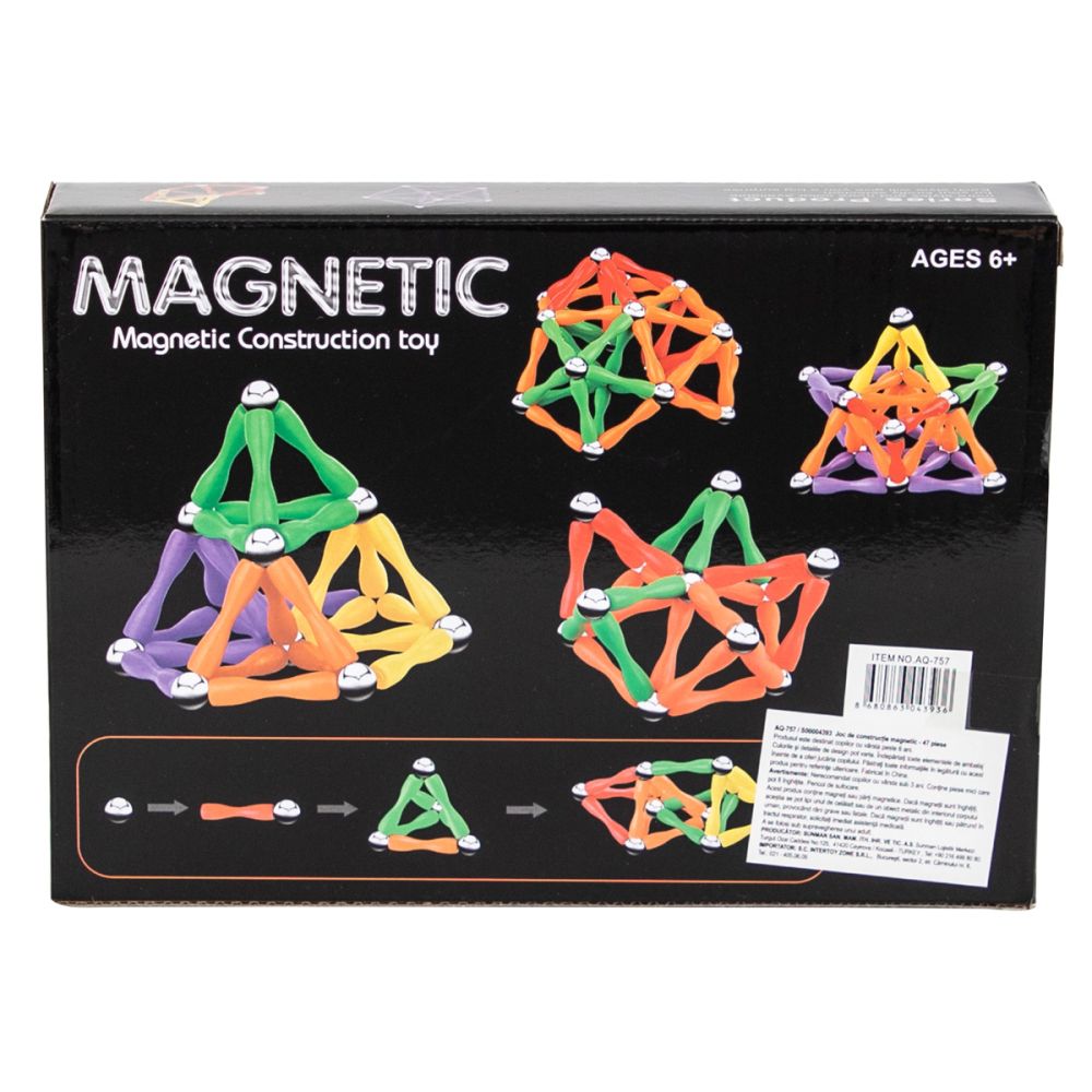 Строителна игра, Magnetic, 48 Части
