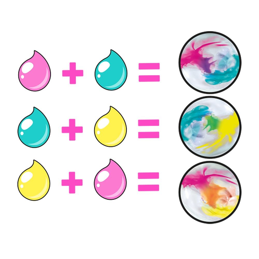 Креативен комплект за игра, Slime Tie Dye, Създайте свой собствен слайм