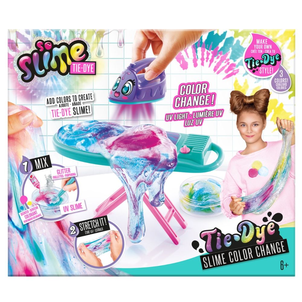 Креативен комплект за игра, Slime Tie Dye, Color Change