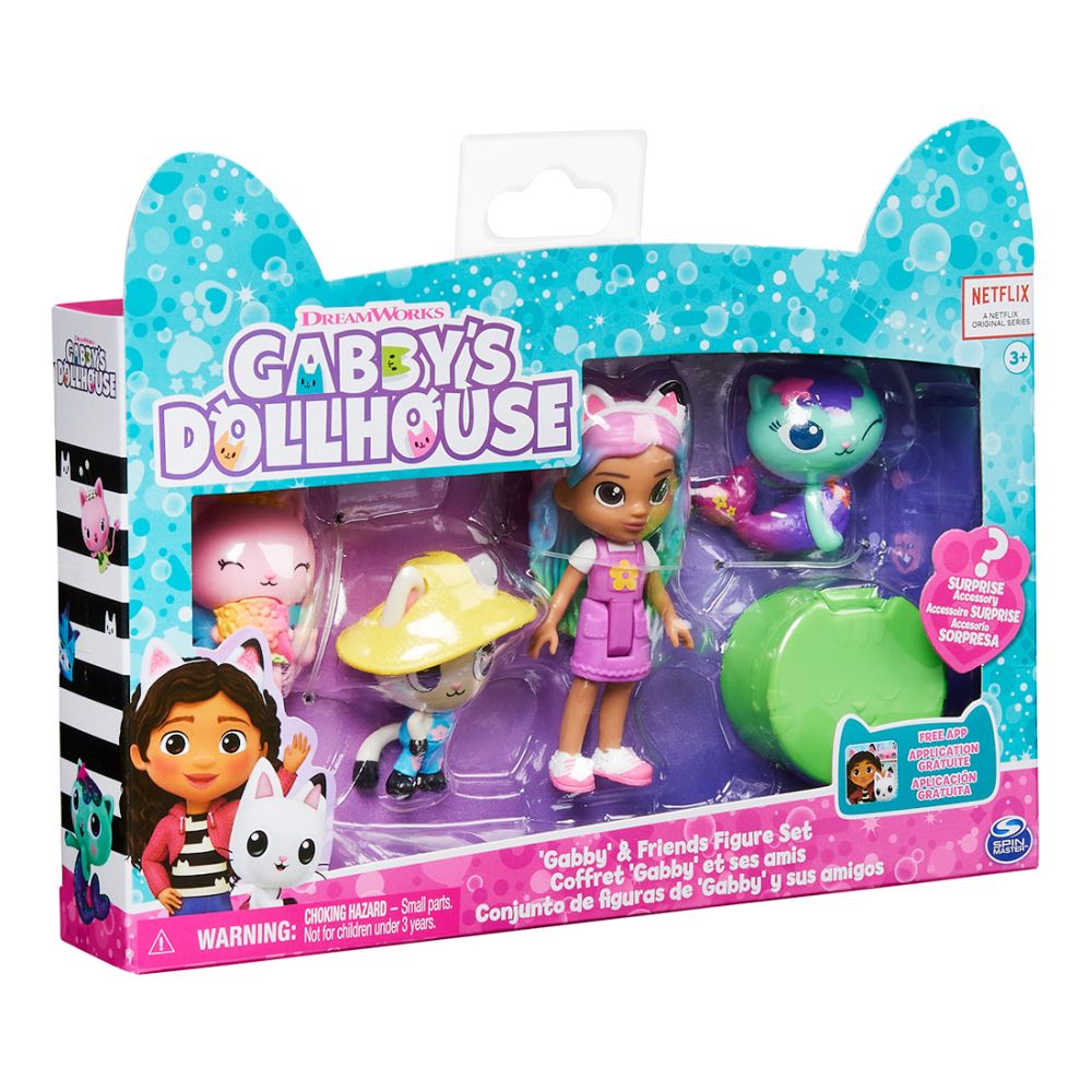 Комплект за игра, кукла с котки, Gabbys Dollhouse