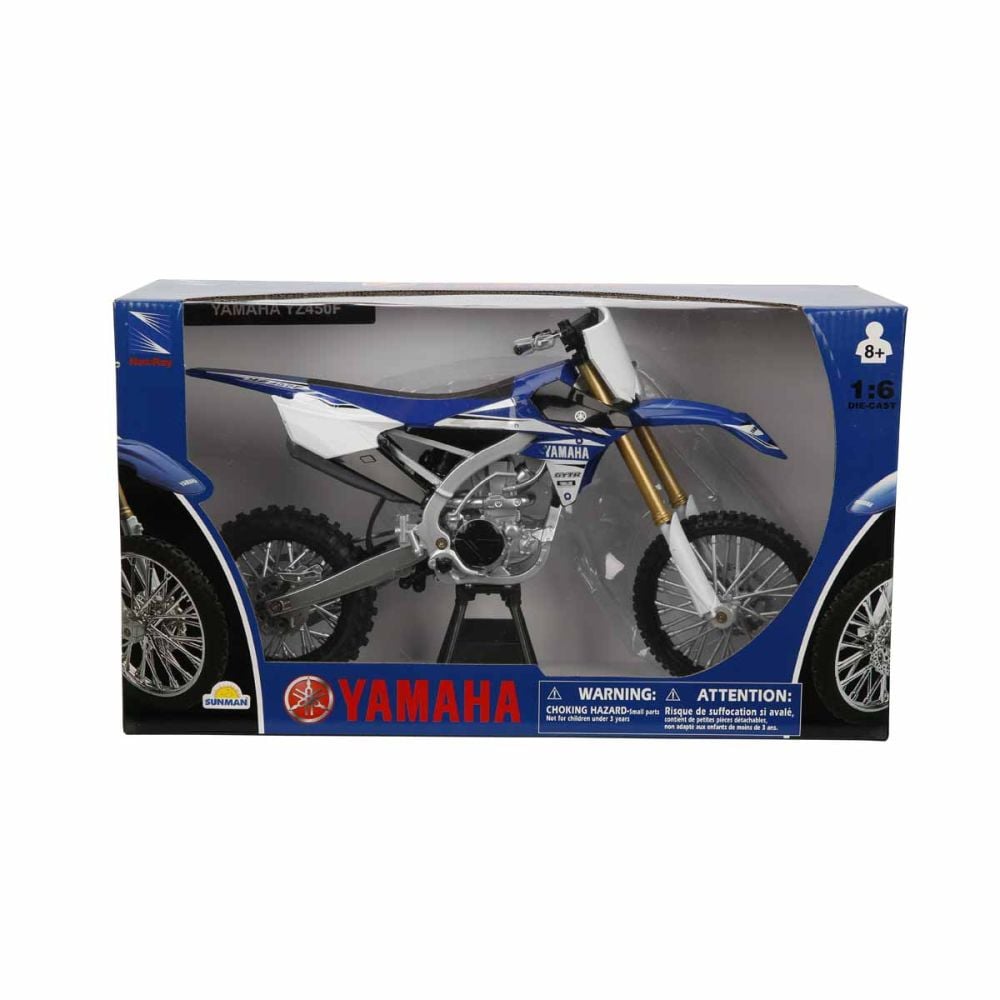 Метален мотоциклет, New Ray, Yamaha YZ450F Cross 2022, 1:6